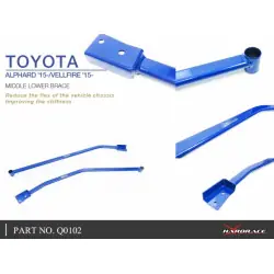 Hardrace Q0102 Supporto inferiore centrale Toyota Alphard - 
