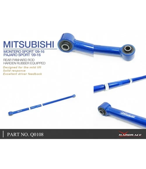 Hardrace Q0108 Rear Panhard Rod Mitsubishi Pajero sport - 