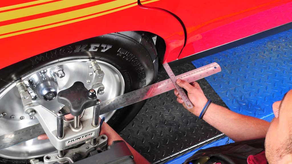 regolazione geometrie: camber, caster, convergenza