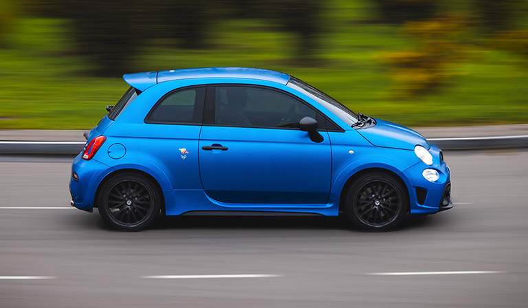 assetto ideale per 500 abarth