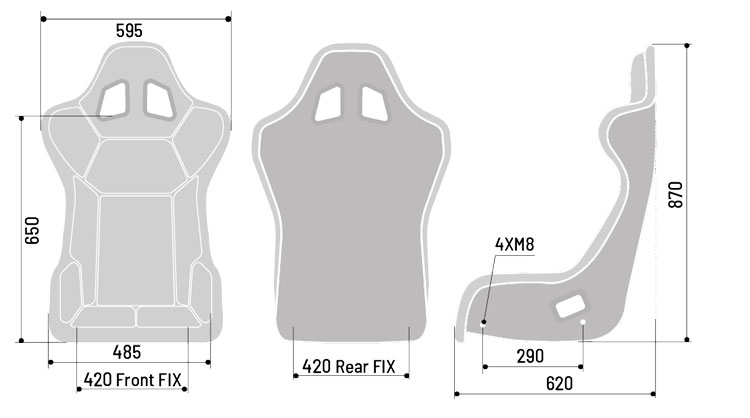 Sparco Grid Q FIA Bucket Seat